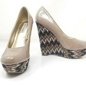 Steve Madden P Elli Wedge Platform Heels Size 9